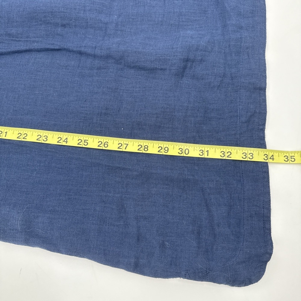 Johnny Was Biya‎ Embroidered Dress Womens XS Blue Linen - Picture 6 of 7